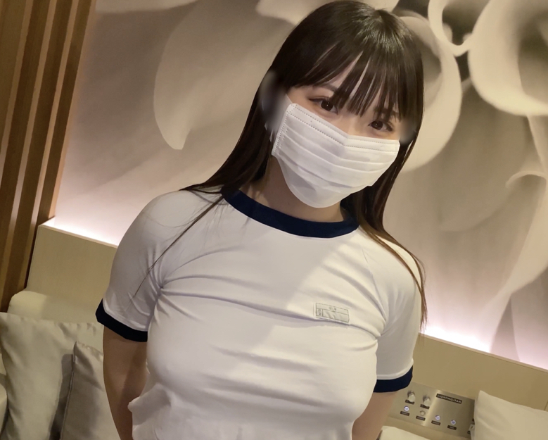 Legend An 18-year-old basketball girl with a youth set of school swimsuits and gym clothes