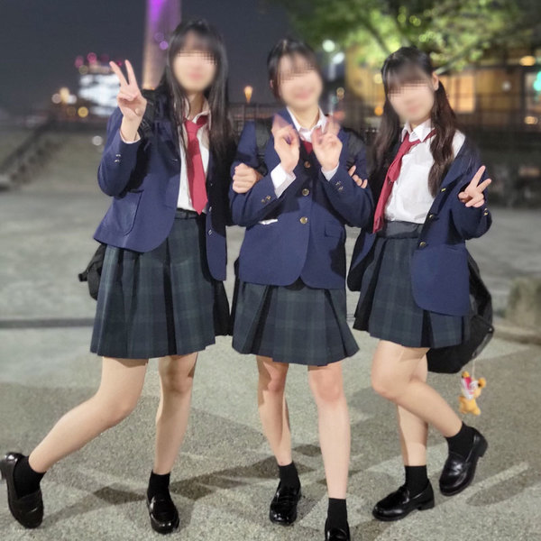 Three friends from a girls school 4P all creampied