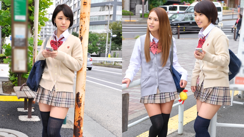 I locked on a beautiful girl in a super miniskirt with high panty shots on her way home and touched, smelled, and licked her smooth and soft area to taste it to the fullest [uniform/stalker/leg fetish/thigh job]