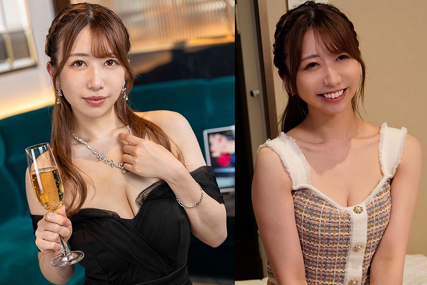Roppongi high-class hostess is just a woman when she leaves the shop After creampie sex with a healing beauty with a super sensitive constitution who cums repeatedly Manami Manami Oura