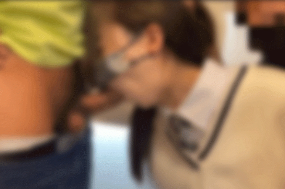 [Amateur Individual Shooting][3p][Uncensored] Super 3P Continuous raw sex with a uniform that feels like it's being bullied