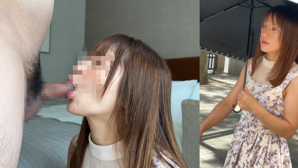 [100 views of beautiful blowjobs] Two-screen structure where daily life and blowjob are parallel, deep throating, 69, swallow, and dirty talk, four consecutive ejaculations in the mouth, Nozomi's edition.