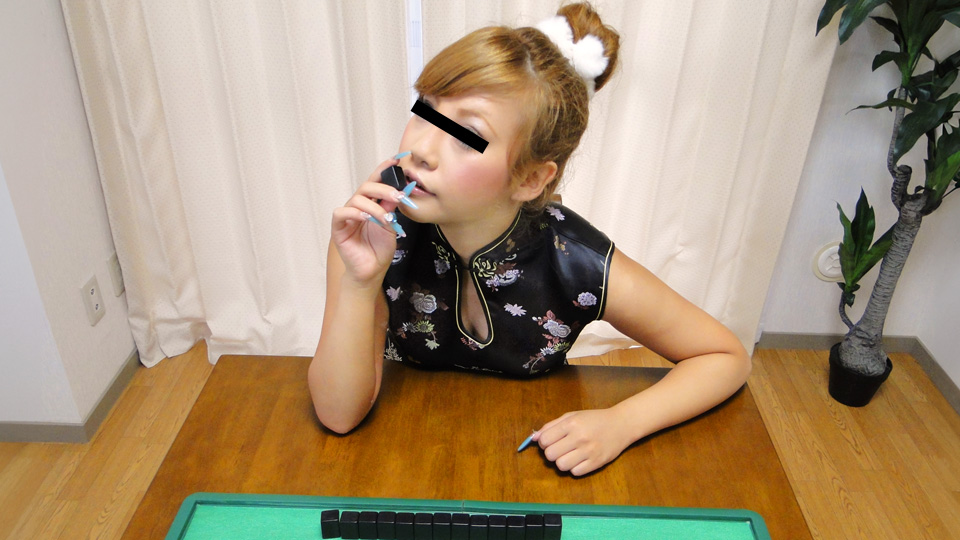 Women have guts! Undressing mahjong!! Mahjong player Hinano